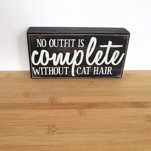 Cat Sign Kreations By Kathy Primitive Wooden Box Sign